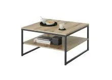 Couchtisch >Cube< in Evoke Eiche Dekor, schwarz -...