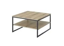 Couchtisch >Cube< in Evoke Eiche Dekor, schwarz -...