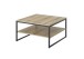 Couchtisch >Cube< in Evoke Eiche Dekor, schwarz - 75x40x75cm (BxHxT)