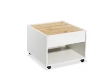 Beistelltisch >Debby< 4 Rollen, Schublade, Artisan...