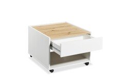 Beistelltisch >Debby< 4 Rollen, Schublade, Artisan...