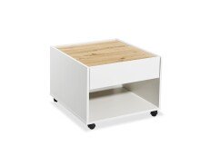 Beistelltisch >Debby< 4 Rollen, Schublade, Artisan...