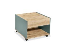Beistelltisch >Debby< 4 Rollen, Schublade, Artisan...