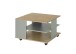 Couchtisch >Fay< 4 Rollen, Artisan Eiche Dekor, Salbei - 70x44x70 (BxHxT)