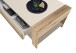 Couchtisch >Felipe< Schublade, Artisan Eiche Dekor, kaschmir - 108x42x60cm (BxHxT)