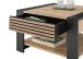 Couchtisch >Feli< Schublade, Artisan Eiche Dekor, schwarz - 70x42x70 (BxHxT)