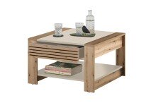 Couchtisch >Feli< Schublade, kaschmir, Evoke Eiche...