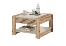 Couchtisch >Feli< Schublade, kaschmir, Evoke Eiche...