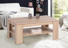 Couchtisch >Harrison< Schublade, Sonoma Eiche Dekor - 100x44x60cm (BxHxT)