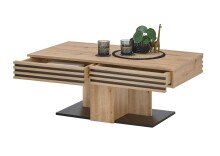 Couchtisch >Luara< 2 Schübe, Artisan Eiche...