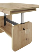 Couchtisch >Luzern< auszieh / höhenverstellbar, Artisan Eiche - 110/148x47/63x65cm (BxHxT)