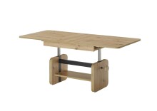 Couchtisch >Luzern< auszieh / höhenverstellbar, Artisan Eiche - 110/148x47/63x65cm (BxHxT)