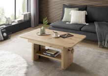 Couchtisch >Luzern< auszieh / höhenverstellbar, Artisan Eiche - 110/148x47/63x65cm (BxHxT)
