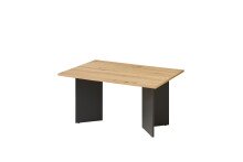 Couchtisch >Minimal< in Artisan Eiche Dekor, grau -...