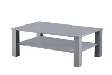Couchtisch >Romy< in grau, Melamin, MDF -...