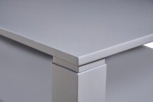 Couchtisch >Romy< in grau, Melamin, MDF - 110x41x70cm (BxHxT)