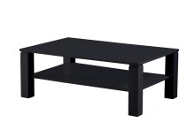 Couchtisch >Romy< in schwarz, Melamin, MDF -...
