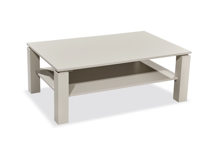 Couchtisch >Romy< in kaschmir, Melamin, MDF - 110x41x70cm (BxHxT)