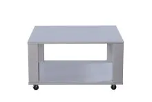Couchtisch >Romy mobil< 4 Rollen, grau, Melamin,...