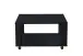 Couchtisch >Romy mobil< 4 Rollen, schwarz, Melamin, MDF - 76x41x76cm (BxHxT)