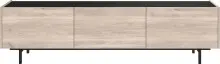 Lowboard >CANTORIA< 3 Klappen, Castello-Eiche-Dekor...
