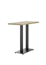 Bartisch >Jay< in Eiche, schwarz, Massivholz,...