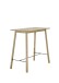 Bartisch >Jules< in Eiche, schwarz, Massivholz, Metall - 120x104x60cm (BxHxT)