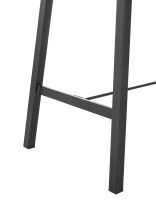 Bartisch >Kent< in Eiche, schwarz, Massivholz, Metall - 120x104x60cm (BxHxT)