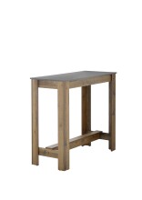 Bartisch >Modesto< in anthrazit, Old Style dunkel - 115x103x50 (BxHxT)