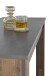 Bartisch >Modesto< in anthrazit, Old Style dunkel - 115x103x50 (BxHxT)