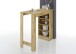 Bartisch >Mojito< in Artisan Eiche Dekor - 115x103x50cm (BxHxT)