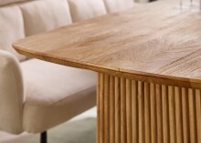 Esstisch >Barney< in Akazie, Massivholz - 220x77x110cm (BxHxT)