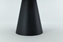 Esstisch >Brandon< in Eiche Dekor, schwarz, MDF, Melamin - 75x120cm (HxD)