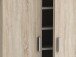 Schuhschrank >Elvira< in Sonoma-Eiche - 54.6x108.4x35.3cm (BxHxT)