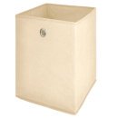 Faltbox >One< in beige aus Polypropylen - 32x32x32cm (BxHxT)