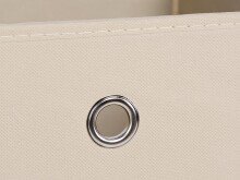 Faltbox >One< in beige aus Polypropylen - 32x32x32cm (BxHxT)