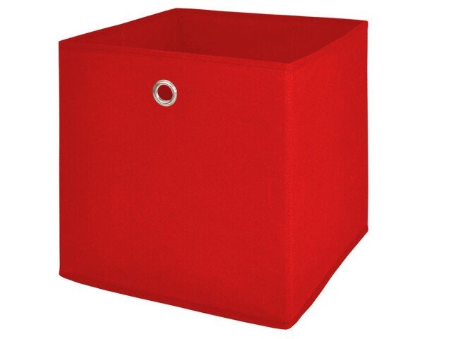 Faltbox >One< in rot aus Polypropylen - 32x32x32cm (BxHxT)