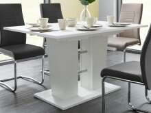 Esstisch >Bomuli< in Weiß - 180x75x90cm (BxHxT)
