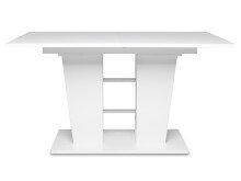 Esstisch >Bomuli< in Weiß - 180x75x90cm (BxHxT)