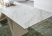 Kulissen-Esstisch >Jamiro< ausziehbar bis 260cm, weiß, beige - 180/260x76x90 (BxHxT)
