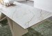 Kulissen-Esstisch >Jamiro< ausziehbar bis 260cm, weiß, beige - 180/260x76x90 (BxHxT)