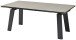 Kulissen-Esstisch >Janis< ausziehbar bis 300cm, grau, schwarz - 200/300x76x100 (BxHxT)
