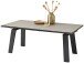 Kulissen-Esstisch >Janis< ausziehbar bis 300cm, grau, schwarz - 200/300x76x100 (BxHxT)