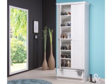 Mehrzweckschrank >Landsted< in Weiß - 80x200x39cm (BxHxT)