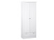 Mehrzweckschrank >Landsted< in Weiß - 80x200x39cm (BxHxT)