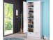 Mehrzweckschrank >Landsted< in Weiß - 80x200x39cm (BxHxT)