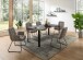 Esstisch >Lenni< in schwarz, Keramik, Metall - 180x76x90cm (BxHxT)