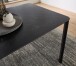Esstisch >Lenni< in schwarz, Keramik, Metall - 180x76x90cm (BxHxT)