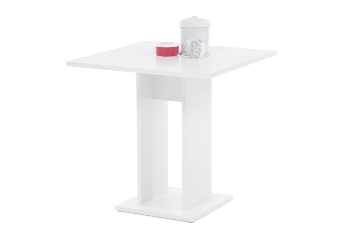 Esstisch >Twelve< in weiß - 75x75x75cm (BxHxT)