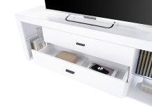 Lowboard >Rosalie< inkl. Beleuchtung, weiß, Evoke Eiche Dekor - 179x67x44cm (BxHxT)